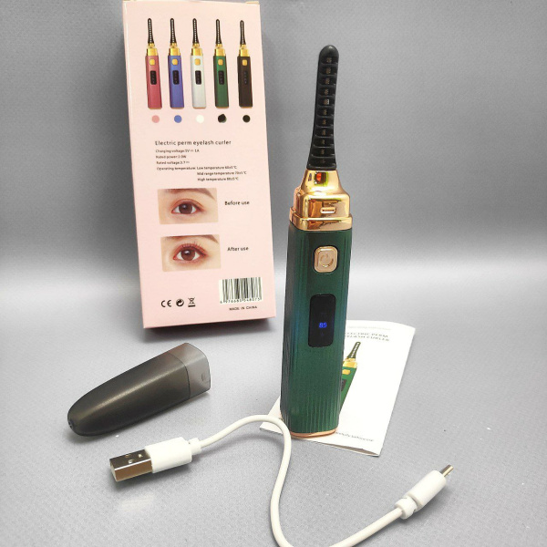 Щипцы для завивки ресниц с электрическим подогревом Eyelash Curler / Электрический керлер для ухода за ресницами USB с тремя температурными режимами